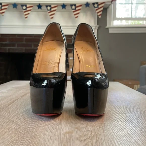 Louboutin Daffodile 160MM Black Patent Leather - 36 - Picture 3 of 9